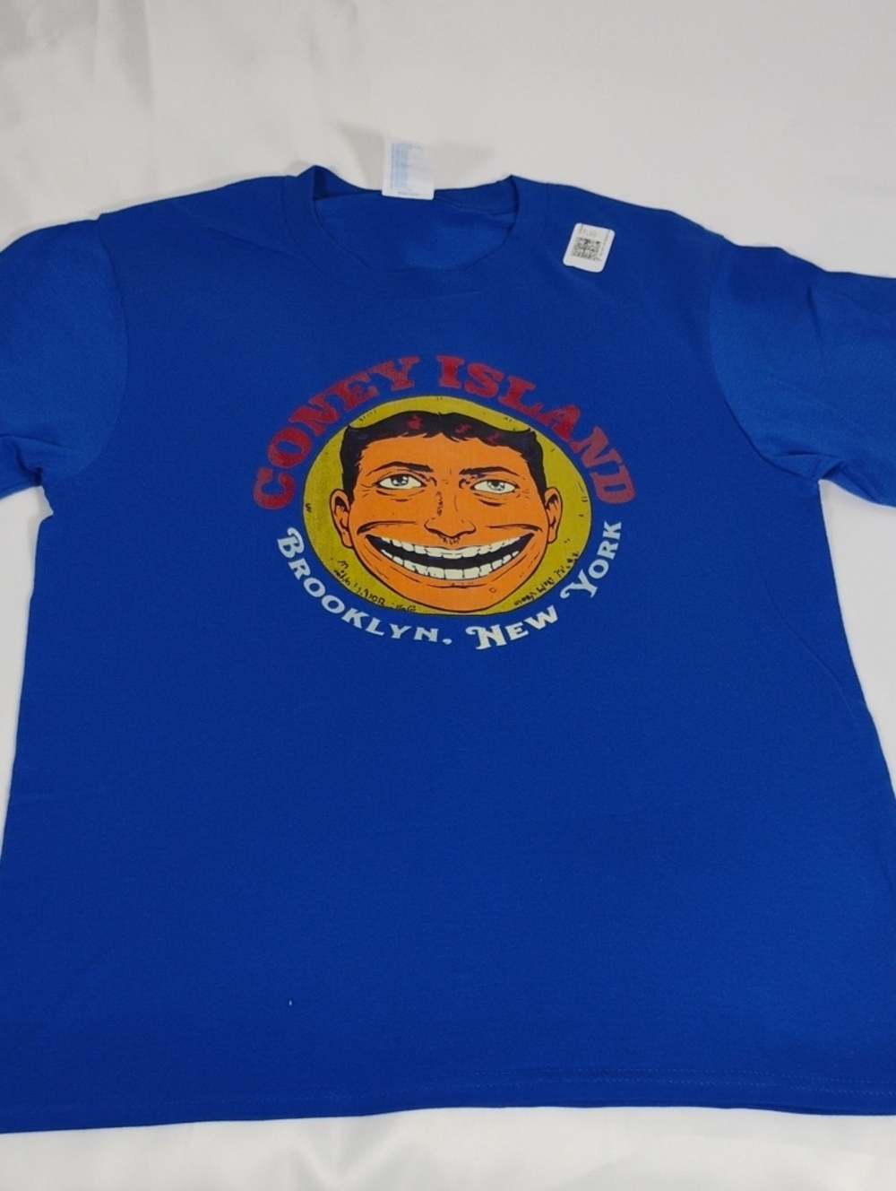 Port and Company Royal Blue Coney Island Brooklyn NY Graphic Tee
